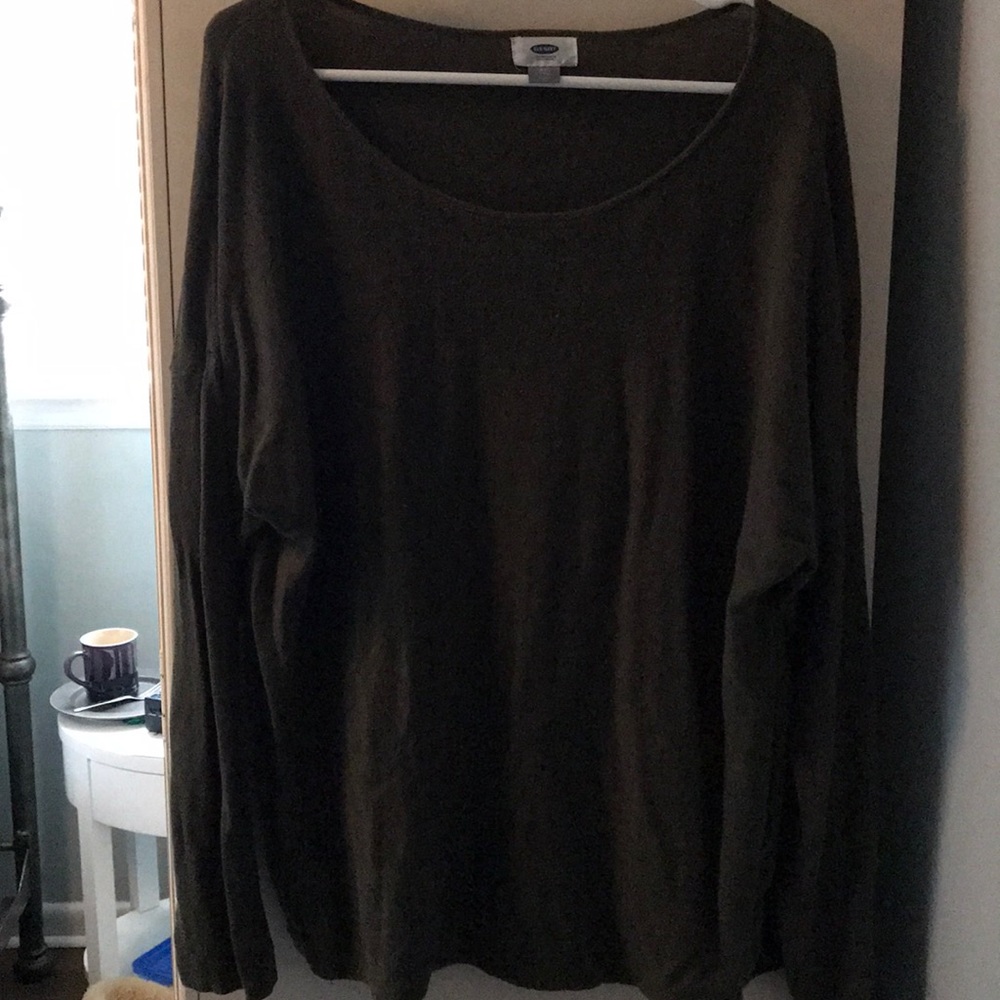 comfy green sweater